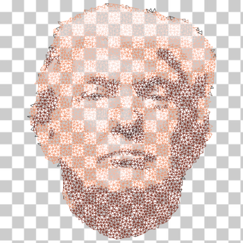 SVG Low Poly Trump Head Wireframe No Background SVG Low Poly Trump Head Wireframe No Background