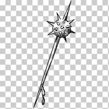 SVG Mace vector image SVG Mace vector image