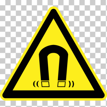SVG Magnets warning symbol SVG Magnets warning symbol