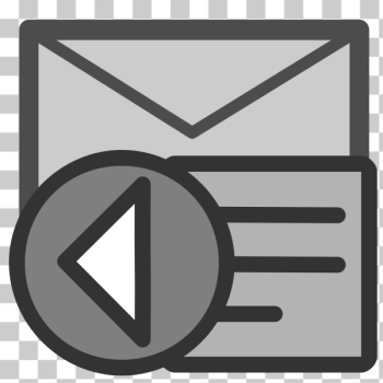 SVG Mail reply list icon