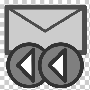 SVG Mail reply to all icon