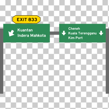 SVG Malaysia expressway Road sign SVG Malaysia expressway Road sign
