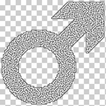SVG Male symbol maze SVG Male symbol maze