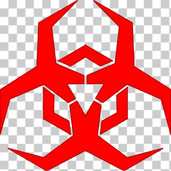 SVG Malware Hazard Symbol - Red SVG Malware Hazard Symbol - Red