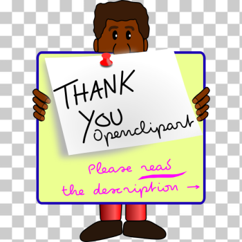 SVG Man and Sign