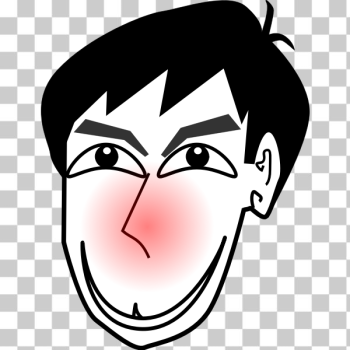 SVG Man blushing SVG Man blushing