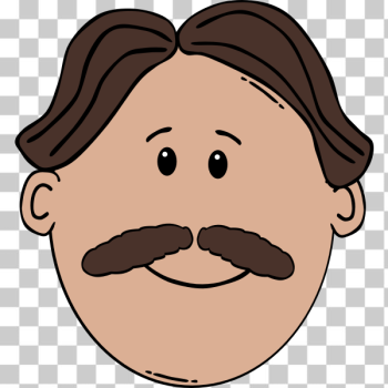 SVG Man Face Cartoon SVG Man Face Cartoon