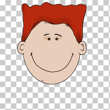 SVG Man face vector