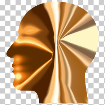 SVG Man Head Golden Texture SVG Man Head Golden Texture
