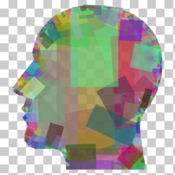 SVG Man Head Silhouette Geometric SVG Man Head Silhouette Geometric
