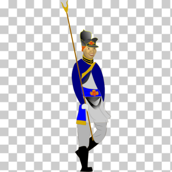 SVG Man in Napoleonic costume vector graphics SVG Man in Napoleonic costume vector graphics