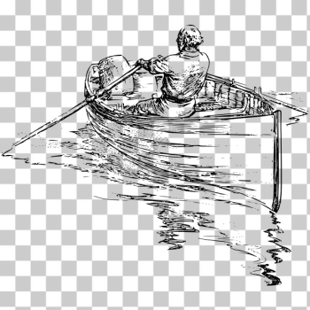 SVG Man rowing boat SVG Man rowing boat