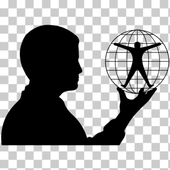 SVG Man thinking image SVG Man thinking image
