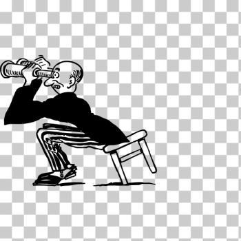 SVG man using binoculars 2 SVG man using binoculars 2