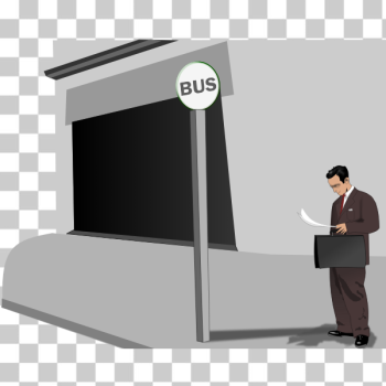 SVG Man waiting SVG Man waiting