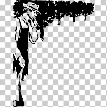 SVG man with axe SVG man with axe