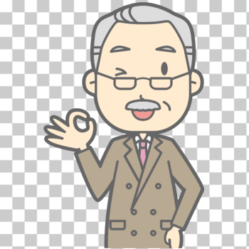 SVG Man with OK gesture