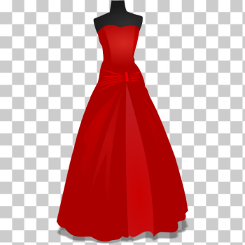 SVG Mannequin with red dress SVG Mannequin with red dress