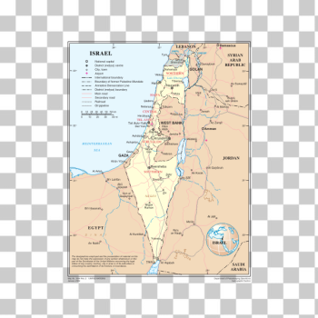 SVG Map of Israel vector image SVG Map of Israel vector image