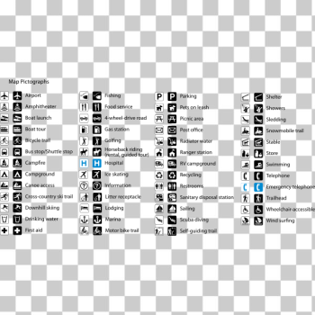 SVG Map signs selection vector image SVG Map signs selection vector image