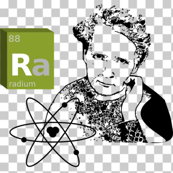 SVG Marie Curie image SVG Marie Curie image