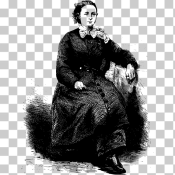 SVG Mary Edwards Walker vector portrait SVG Mary Edwards Walker vector portrait