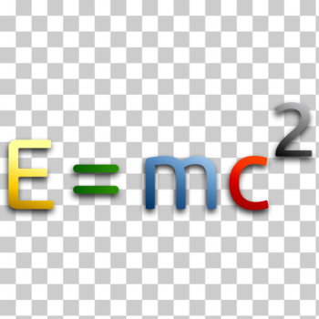 SVG Mass - Energy Equivalence Formula