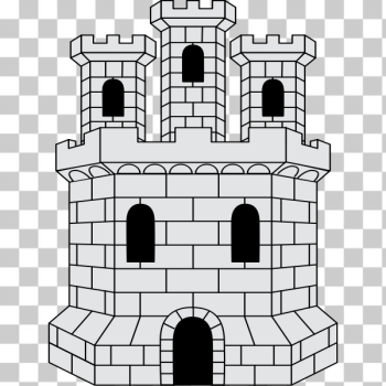SVG Medieval castle SVG Medieval castle