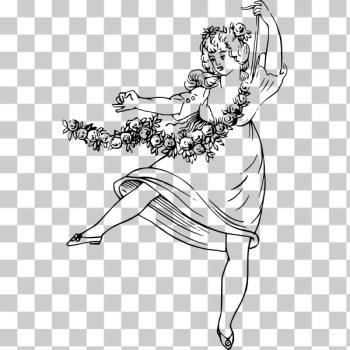 SVG Medieval dancer SVG Medieval dancer