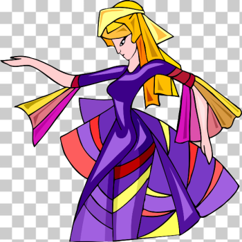 SVG Medieval danseuse SVG Medieval danseuse