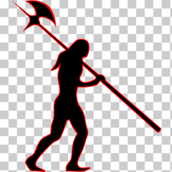 SVG Medieval guard silhouette vector image SVG Medieval guard silhouette vector image