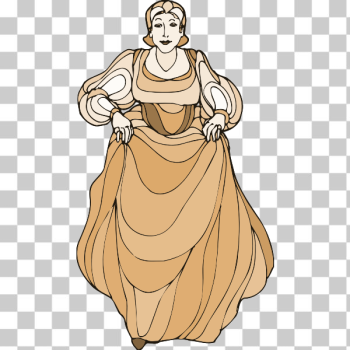 SVG Medieval lady SVG Medieval lady