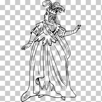 SVG Medieval queen SVG Medieval queen