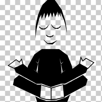 SVG Meditation man SVG Meditation man
