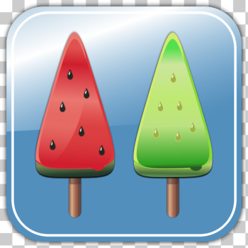 SVG Melon ice candies vector image SVG Melon ice candies vector image