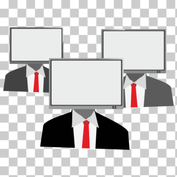 SVG Men with television heads SVG Men with television heads
