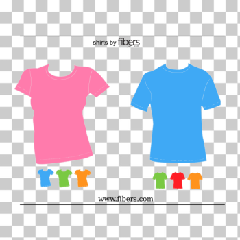 SVG Men039s and women039s fit t-shirts vector image