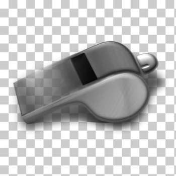 SVG Metal whistle 3D vector drawing SVG Metal whistle 3D vector drawing
