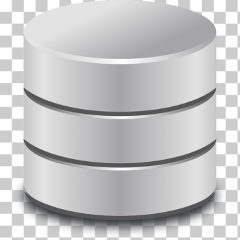 SVG Metallic database icon vector drawing