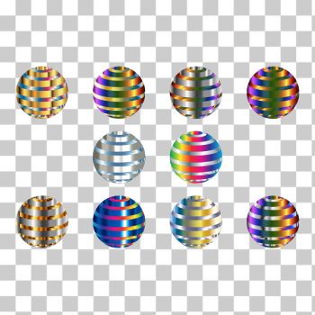 SVG Metallic spheres SVG Metallic spheres