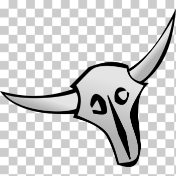 SVG Minimalist cattle skull SVG Minimalist cattle skull