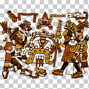 SVG Mixtec illustration