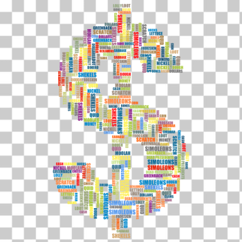 SVG Money euphemisms in color SVG Money euphemisms in color