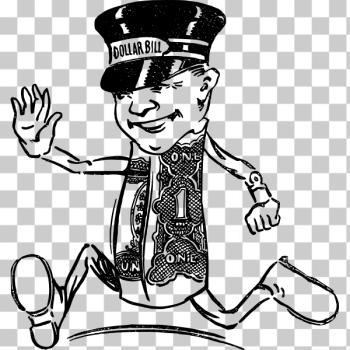 SVG Money policeman