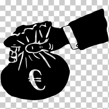 SVG Money sack vector image SVG Money sack vector image