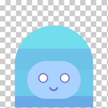 SVG Monster head in blue SVG Monster head in blue