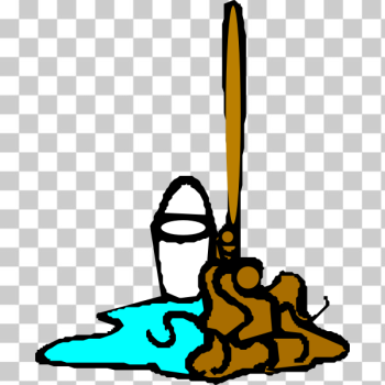SVG Mop and bucket SVG Mop and bucket
