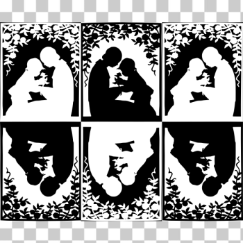 SVG Mother and child SVG Mother and child