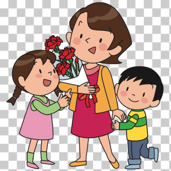 SVG Mother and children SVG Mother and children