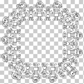 SVG Mother and son in a square SVG Mother and son in a square